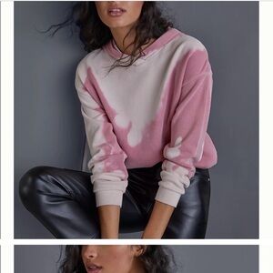 Dolan pink tie dye hoodie